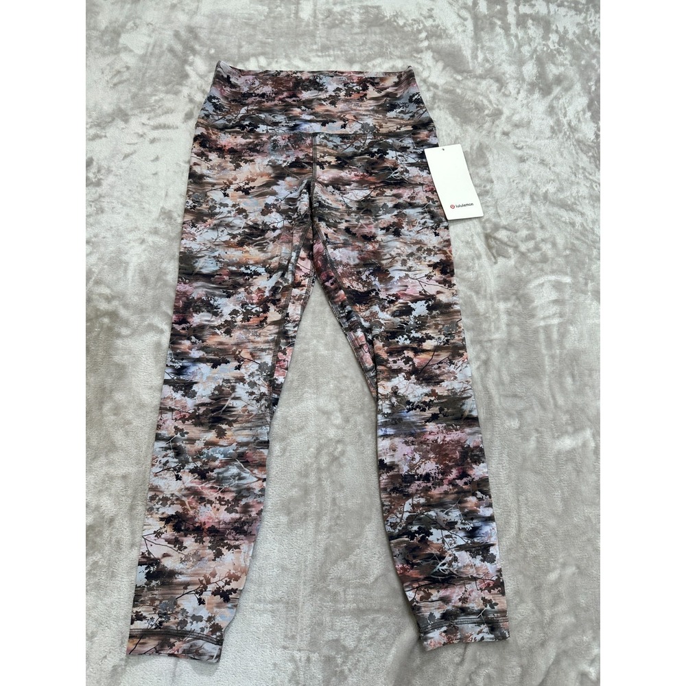 Lululemon HR Pant 25" Womens Size 10 Multicolor All Over‎ Print  New With Tag